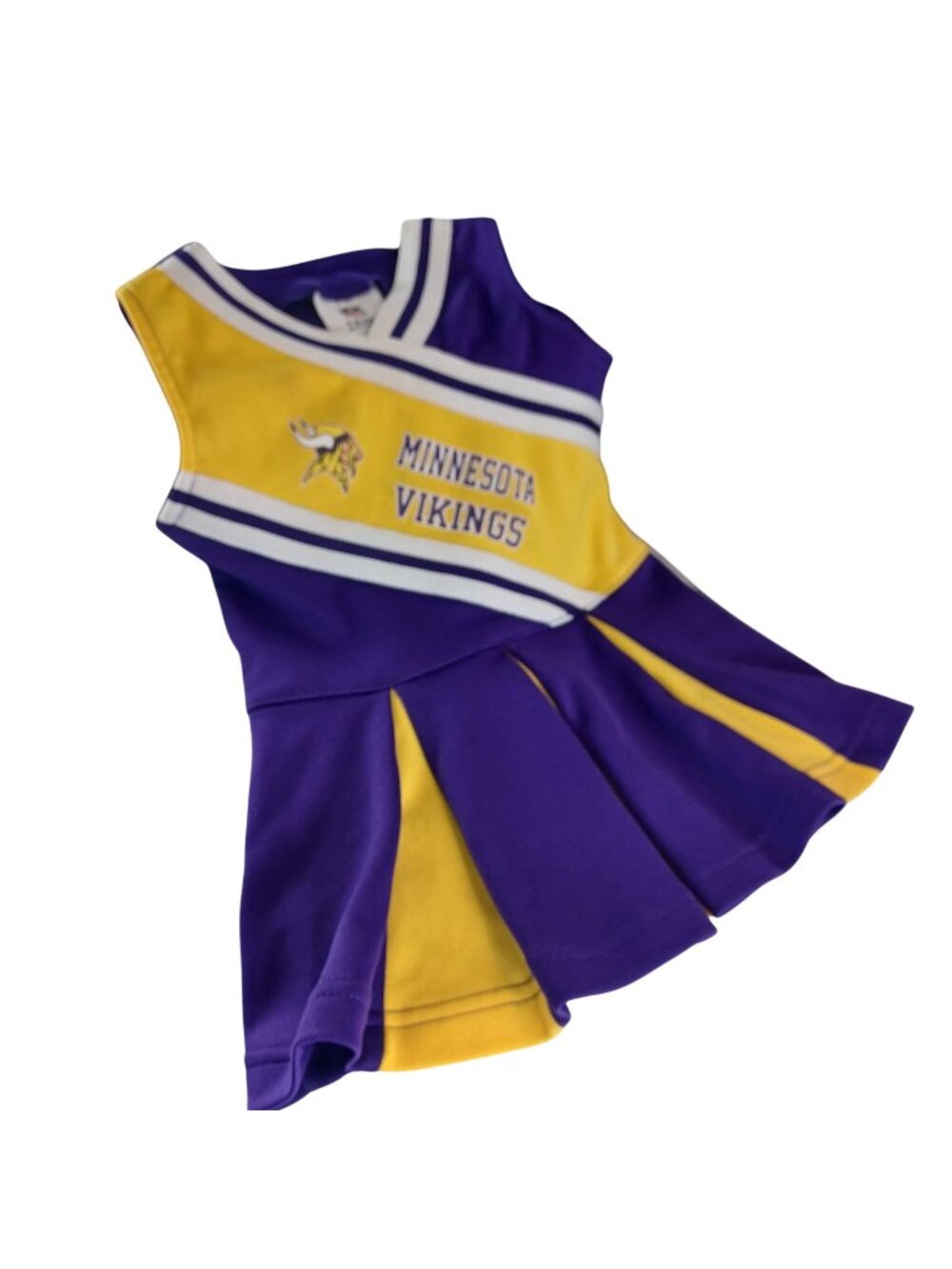 Kids Dress Cheerleader Captain Jumper MN Vikings Toddler Girls Size 18 Months